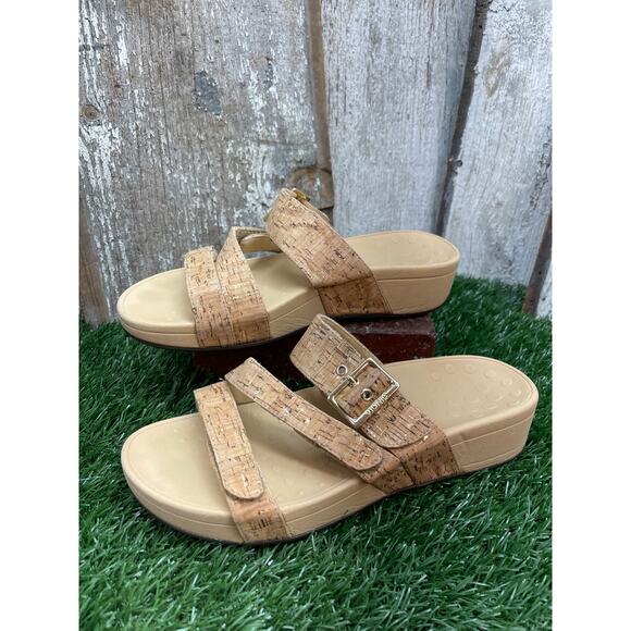 Vionic Pacific Rio Cork Platform Sandals Women's 10 - Picture 1 of 9